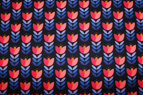 Jersey Feather Fan Blumen (10 cm)